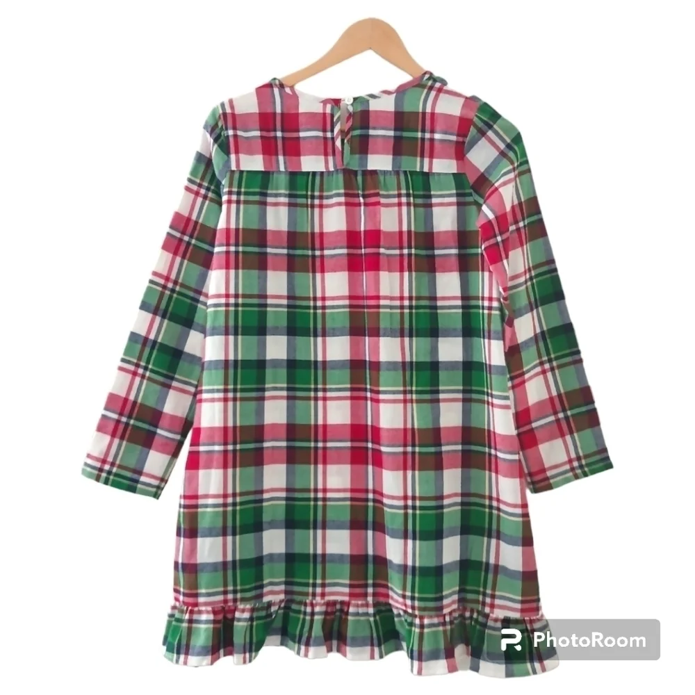 Jammies For Your Families® Christmas Kitsch Plaid Nightgown . Size L (10-12).